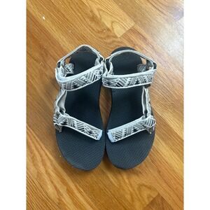 Teva Original Universal Sandals Womens 8 Canyon Toasted Coconut Geometric